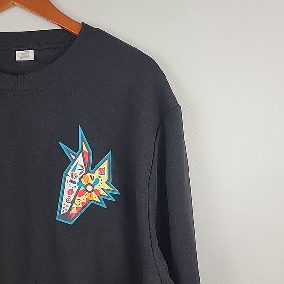 Arizona Coyotes Los Yotes XL Black NHL SGA Sweatshirt Jersey Sugar Skull Kachina - Picture 7 of 9